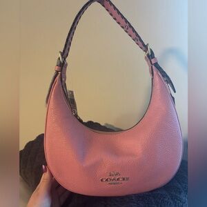 Whipstitch Bailey Hobo Coach Bag in Pink